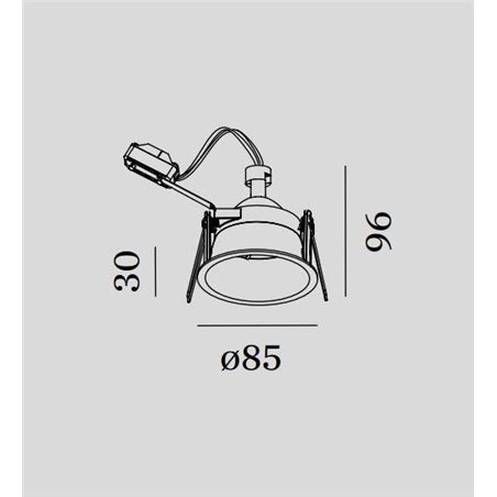 Wever & Ducré Deeper IP44 1.0 PAR16 Recessed spot
