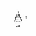 Wever & Ducré Deeper 1.0 LED wire springs Recessed spot