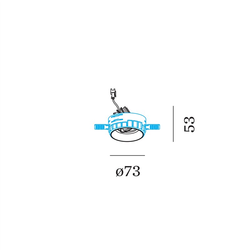 Wever & Ducré Deep Adjust Petit Trimless 1.0 Einbaustrahler