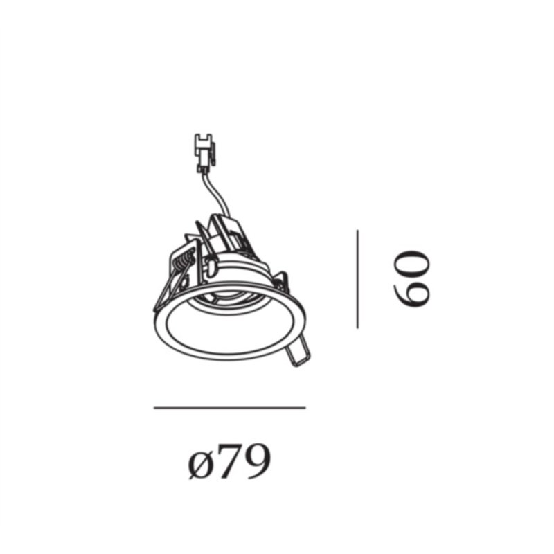 Wever & Ducré Deep Adjust Petit 1.0 LED Drahtfedern Einbaustrahler
