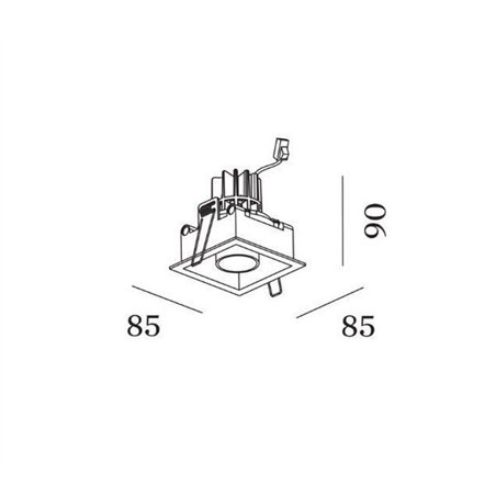 Wever & Ducré Sneak Trim 1.0 LED Recessed spot