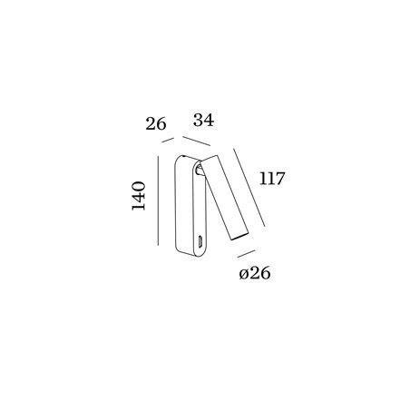 Wever & Ducré Match Snooze 1.0 Wall lamp