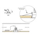 Wever & Ducré Deep 1.0 LED wire springs Recessed spot
