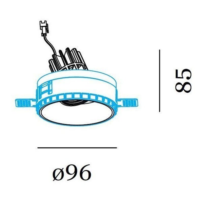 Wever & Ducré Deep Adjust Trimless 1.0 LED Einbaustrahler