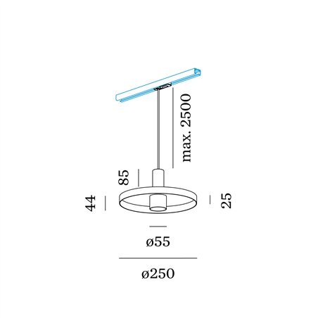 Wever & Ducré Odrey On Track 1.2 PAR16 Track lighting fixture