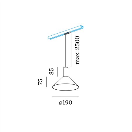 Wever & Ducré Odrey On Track 1.6 PAR16 Track lighting fixture