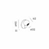 Wever & Ducré LECA snooze 1.0 Wandlampe