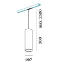 Wever & Ducré Ray On Track 3.0 PAR16 3-phase Track lighting fixture