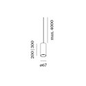 Wever & Ducré Ray Suspended 2.0 LED Suspension lamp