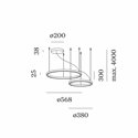 Wever & Ducré Kujo 2.1 Suspension lamp