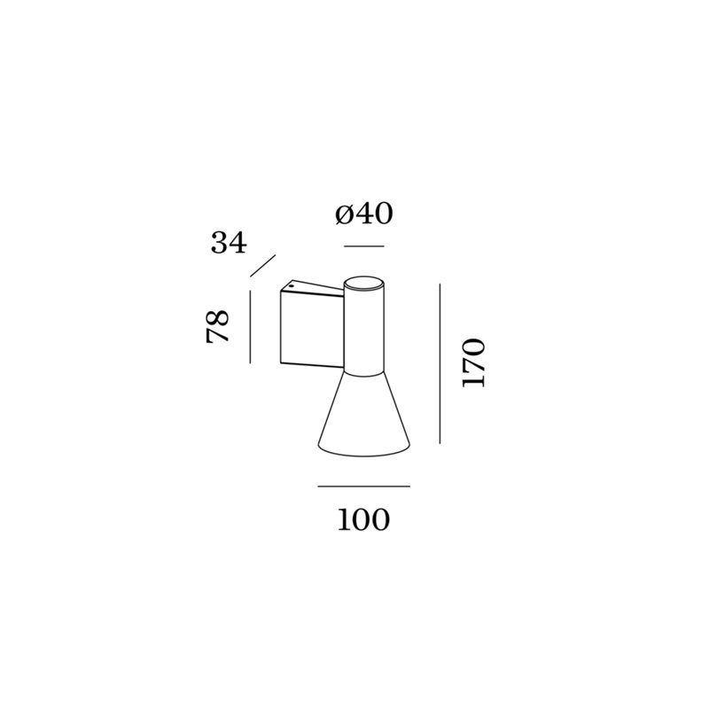 Wever & Ducré Odrey Wall 1.3 Wandlampe