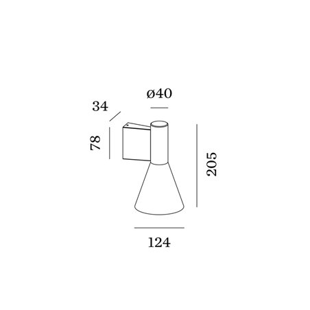 Wever & Ducré Odrey Wall 1.4 Wall lamp