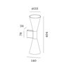 Wever & Ducré Odrey Wall 2.5 Wandlampe