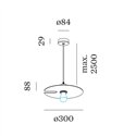 Wever & Ducré Mirro Suspended 1.0 Suspension lamp