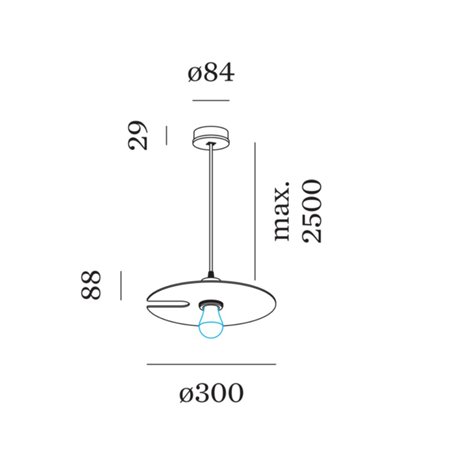 Wever & Ducré Mirro Suspended 1.0 Suspension lamp