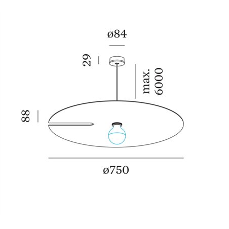 Wever & Ducré Mirro Suspended 3.0 Suspension lamp