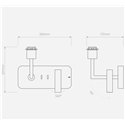 Astro Side by Side USB C | Wall lamp