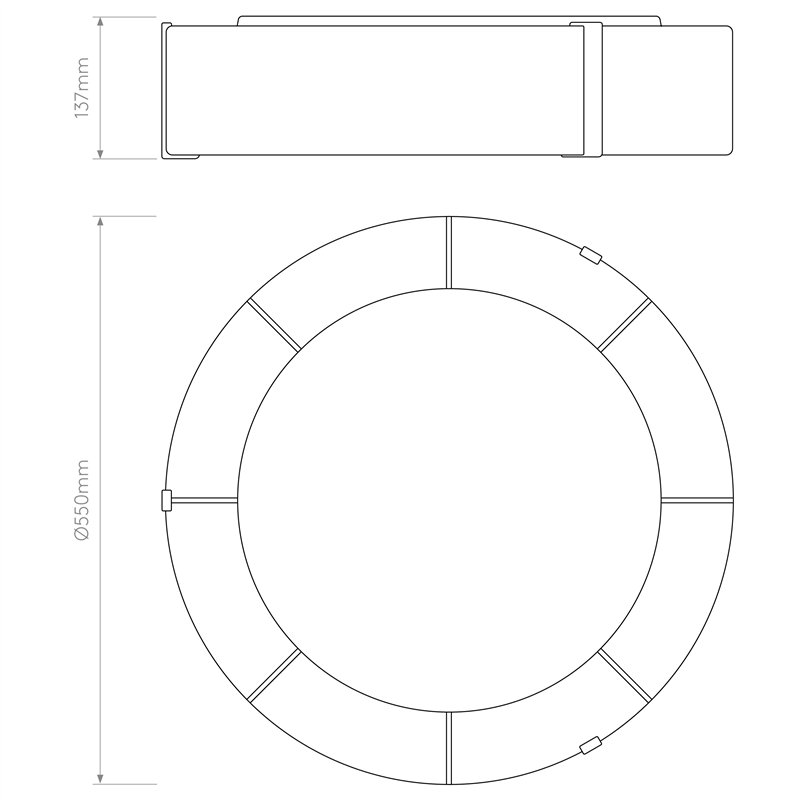Astro Salina 550 | Deckenlampe