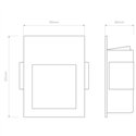 Astro Borgo 90 | Recessed spot