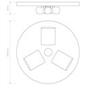 Astro 3-Way Plate | Ceiling lamp