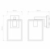 Astro Box Lantern 270 | Wandlampe