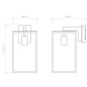Astro Box Lantern 350 | Wall lamp