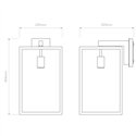 Astro Box Lantern 450 | Wall lamp