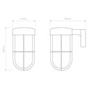 Astro Cabin Wall Frosted | Wall lamp