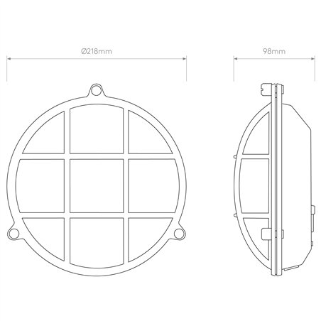 Astro Thurso Round | Wall lamp