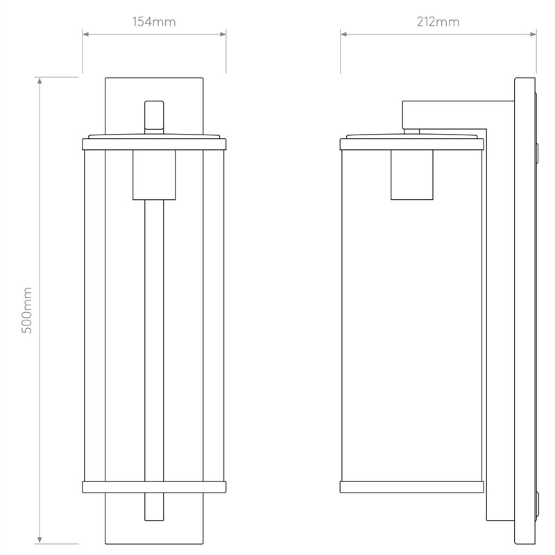 Astro Pimlico 500 | Wandlampe