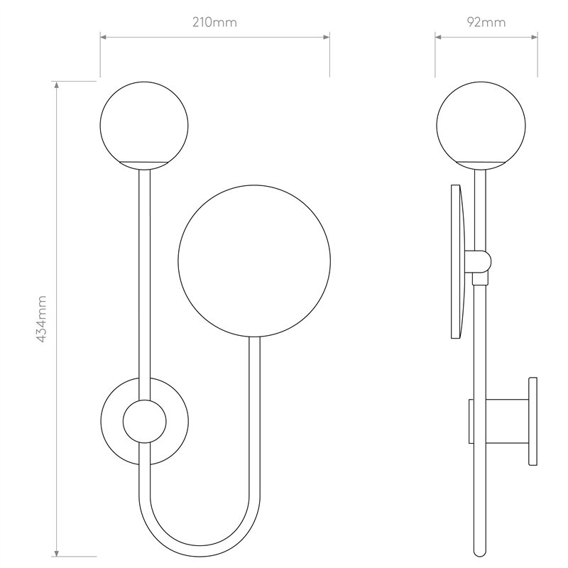 Astro Orb | Wandlampe