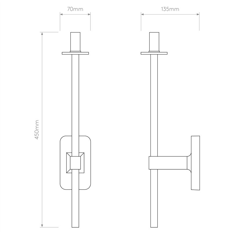 Astro Tacoma Single Grande | Wandlampe