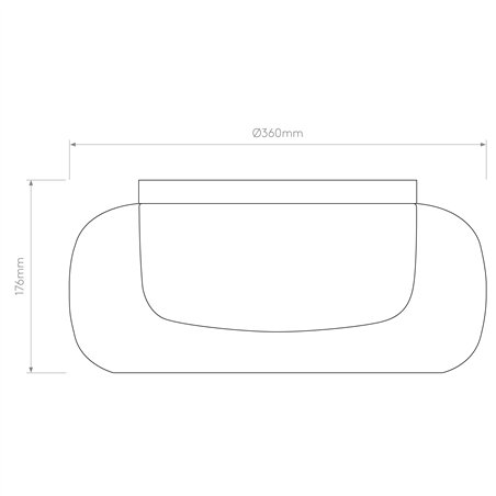 Astro Aquina Ceiling 360 | Ceiling lamp