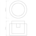 Astro Arezzo ceiling | Ceiling lamp