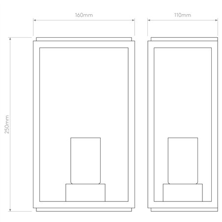 Astro Homefield 160 | Wall lamp