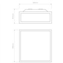 Astro Mashiko 200 Square | Ceiling lamp