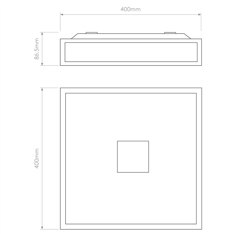 Astro Mashiko 400 Square | Deckenlampe