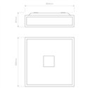Astro Mashiko Classic 300 Square | Ceiling lamp