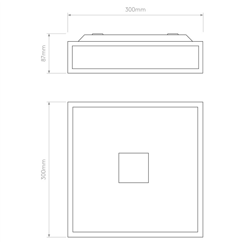 Astro Mashiko Classic 300 Square | Deckenlampe