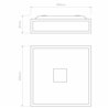 Astro Mashiko Classic 300 Square | Deckenlampe