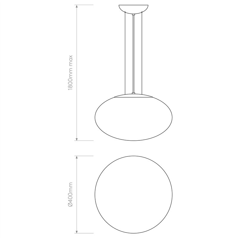 Astro Zeppo Pendant 400 | Hängelampe