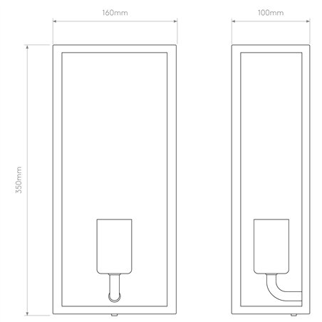 Astro Messina 160 Frosted II | Wall lamp