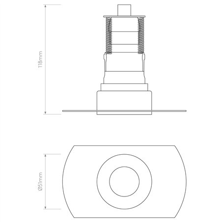Astro Trimless Mini | Recessed spot