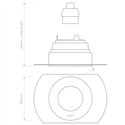 Astro Trimless Slimline Round Adjustable Fire-Rated | Recessed spot