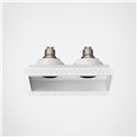 Astro Trimless Square Twin Adjustable | Recessed spot