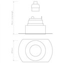 Astro Trimless Round Fixed | Recessed spot