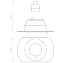 Astro Trimless Round Adjustable | Recessed spot