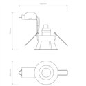 Astro Minima Round Fixed | Recessed spot