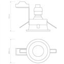 Astro Minima Round Fixed IP65 | Recessed spot