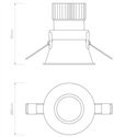 Astro Minima Round LED | Recessed spot